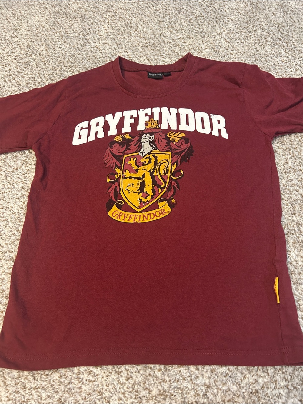 Gryffindor Kids Maroon Crest Graphic Tee
